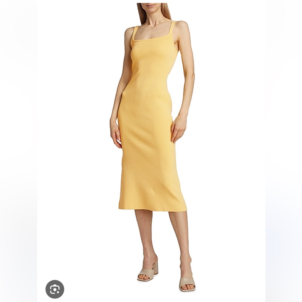 STAUD Yellow dress